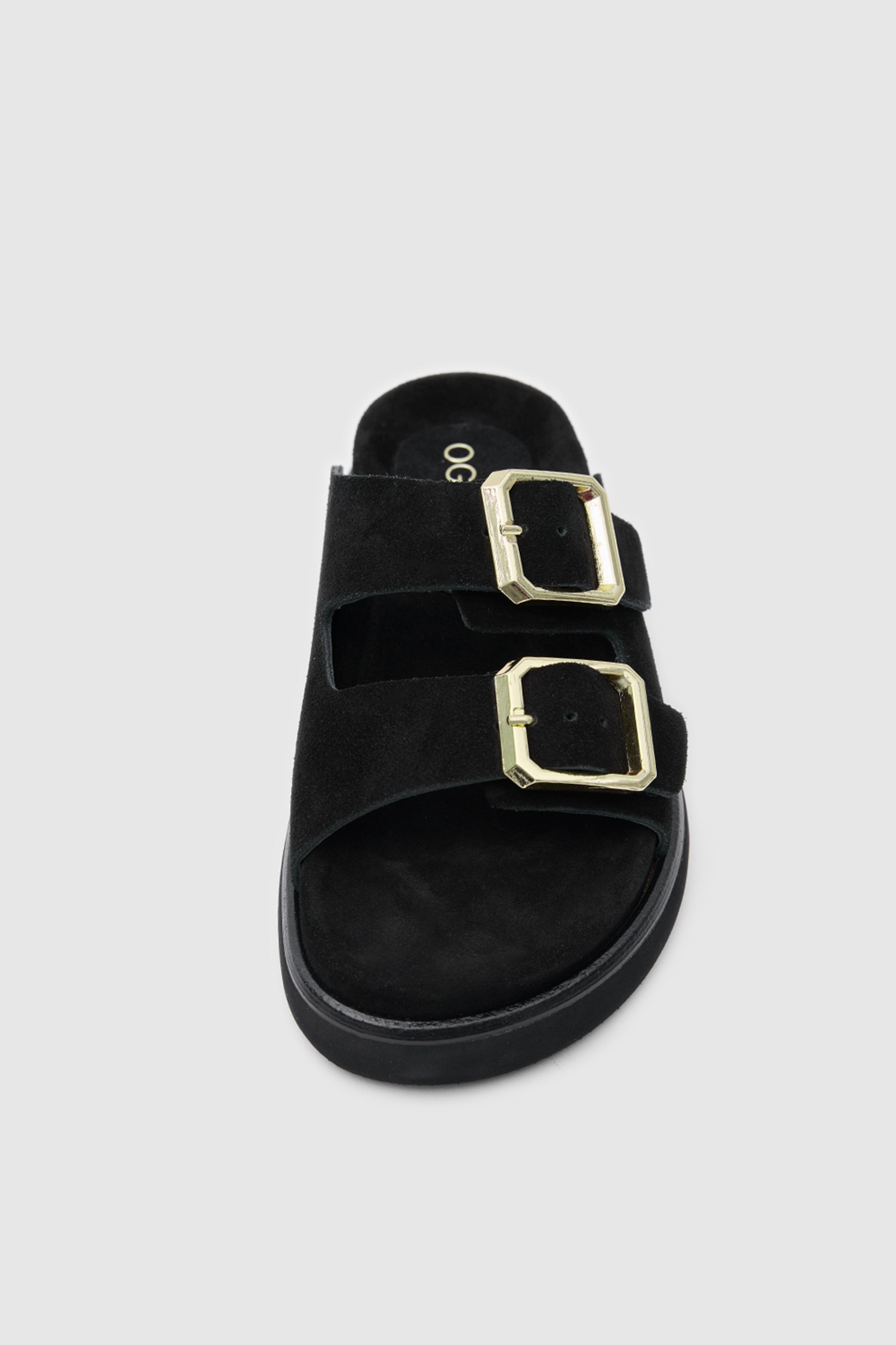 TERRA BUCKLE ÇİFT TOKALI HAKİKİ DERİ SANDALET