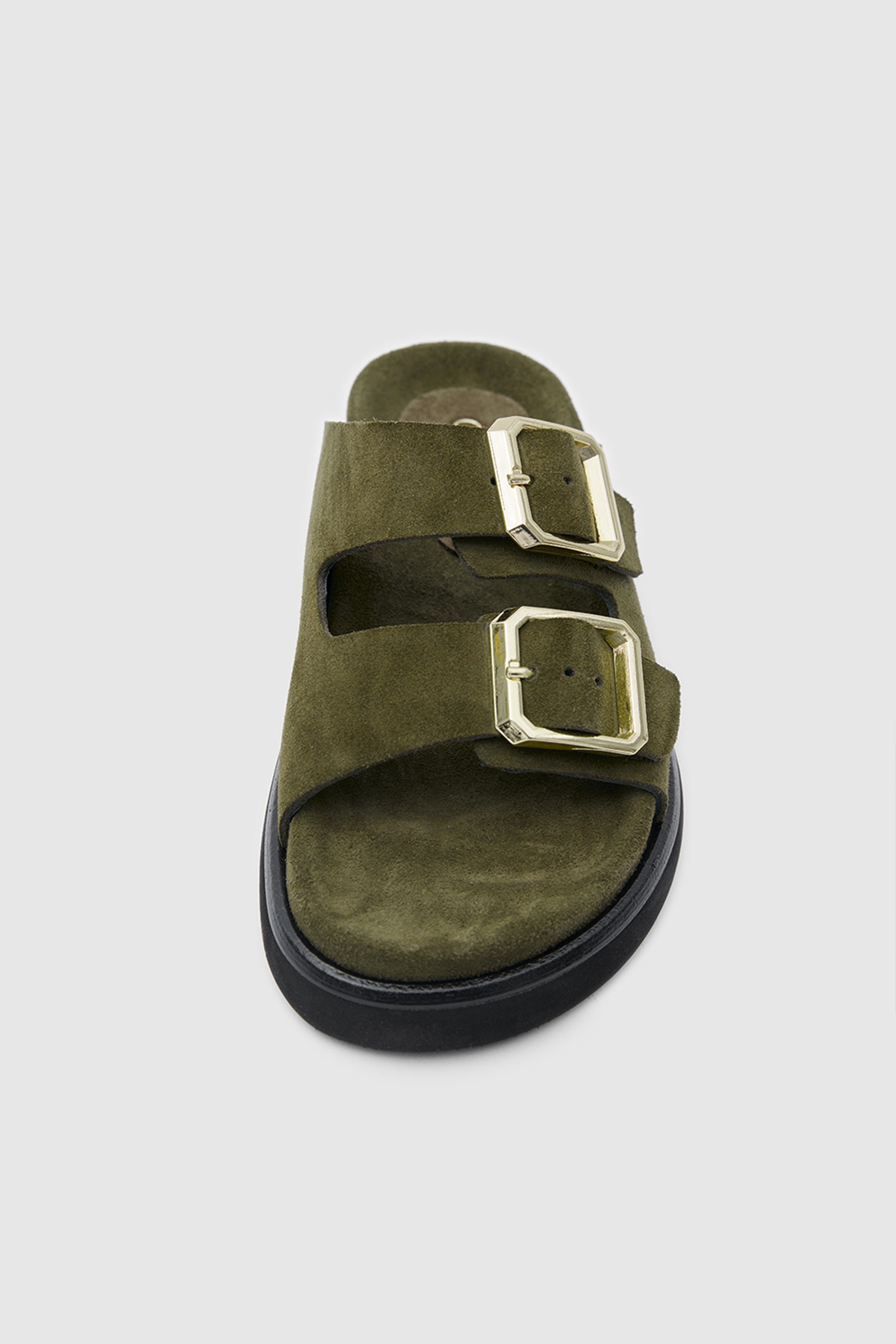 TERRA BUCKLE ÇİFT TOKALI HAKİKİ DERİ SANDALET