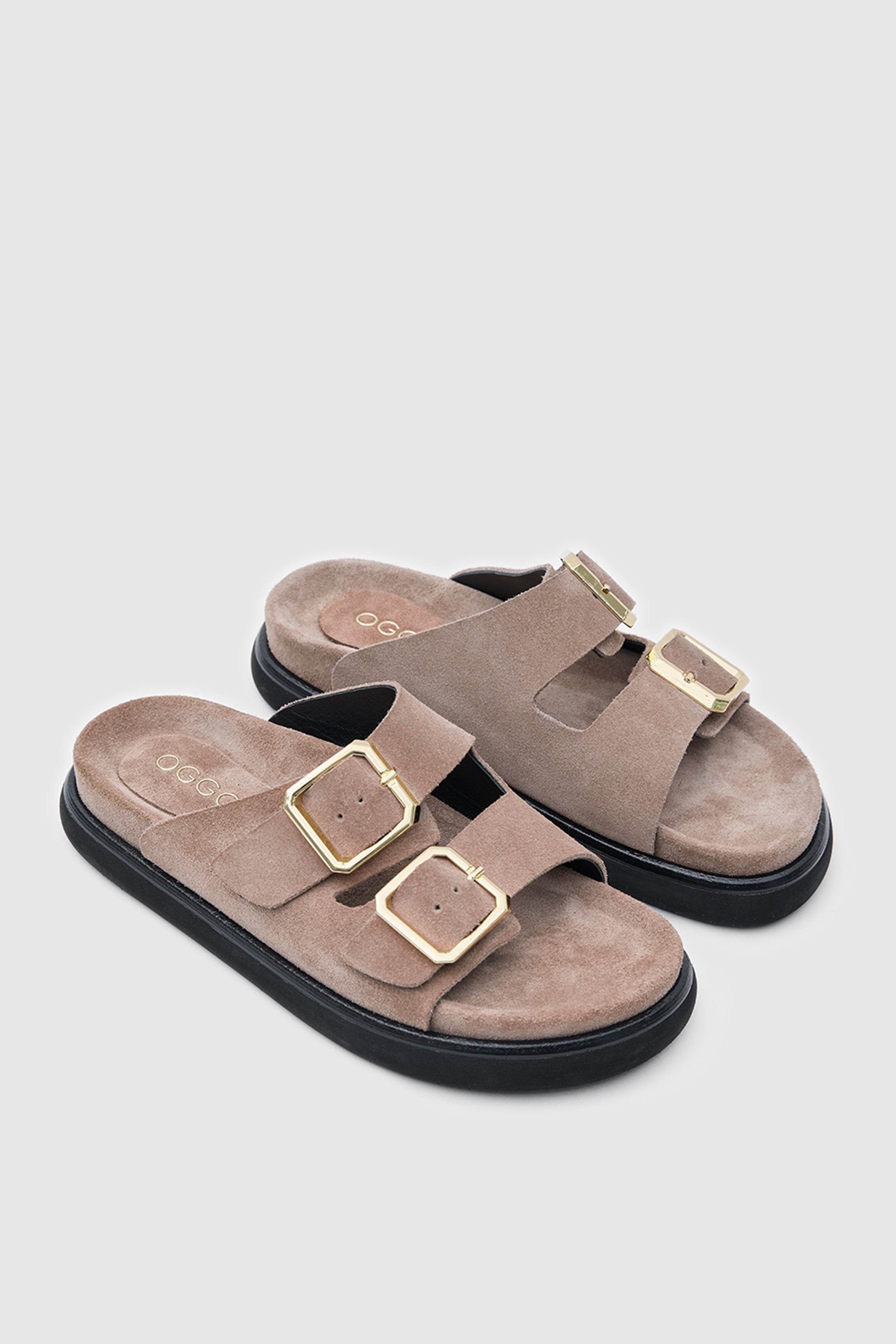 TERRA BUCKLE ÇİFT TOKALI HAKİKİ DERİ SANDALET