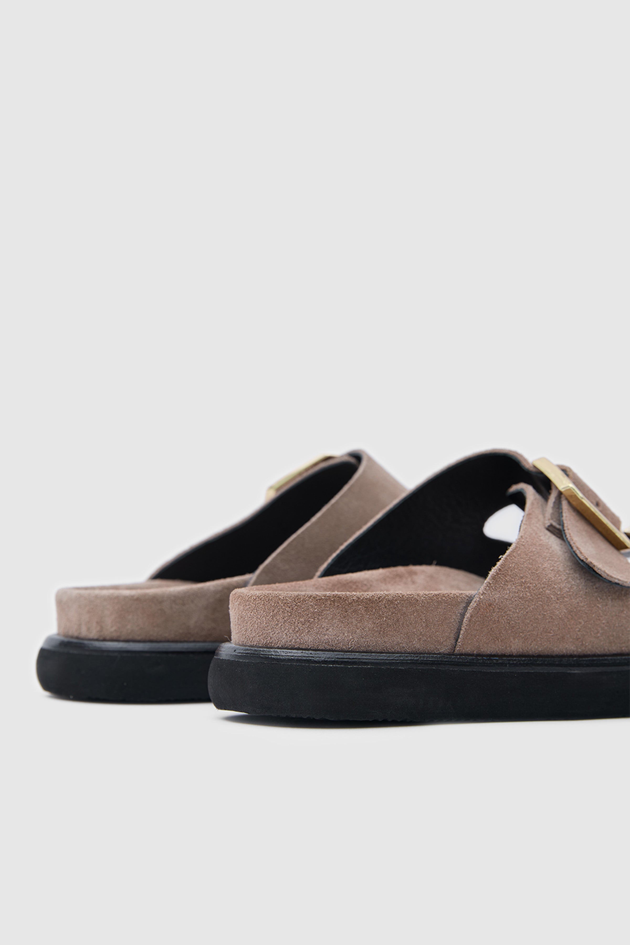 TERRA BUCKLE ÇİFT TOKALI HAKİKİ DERİ SANDALET
