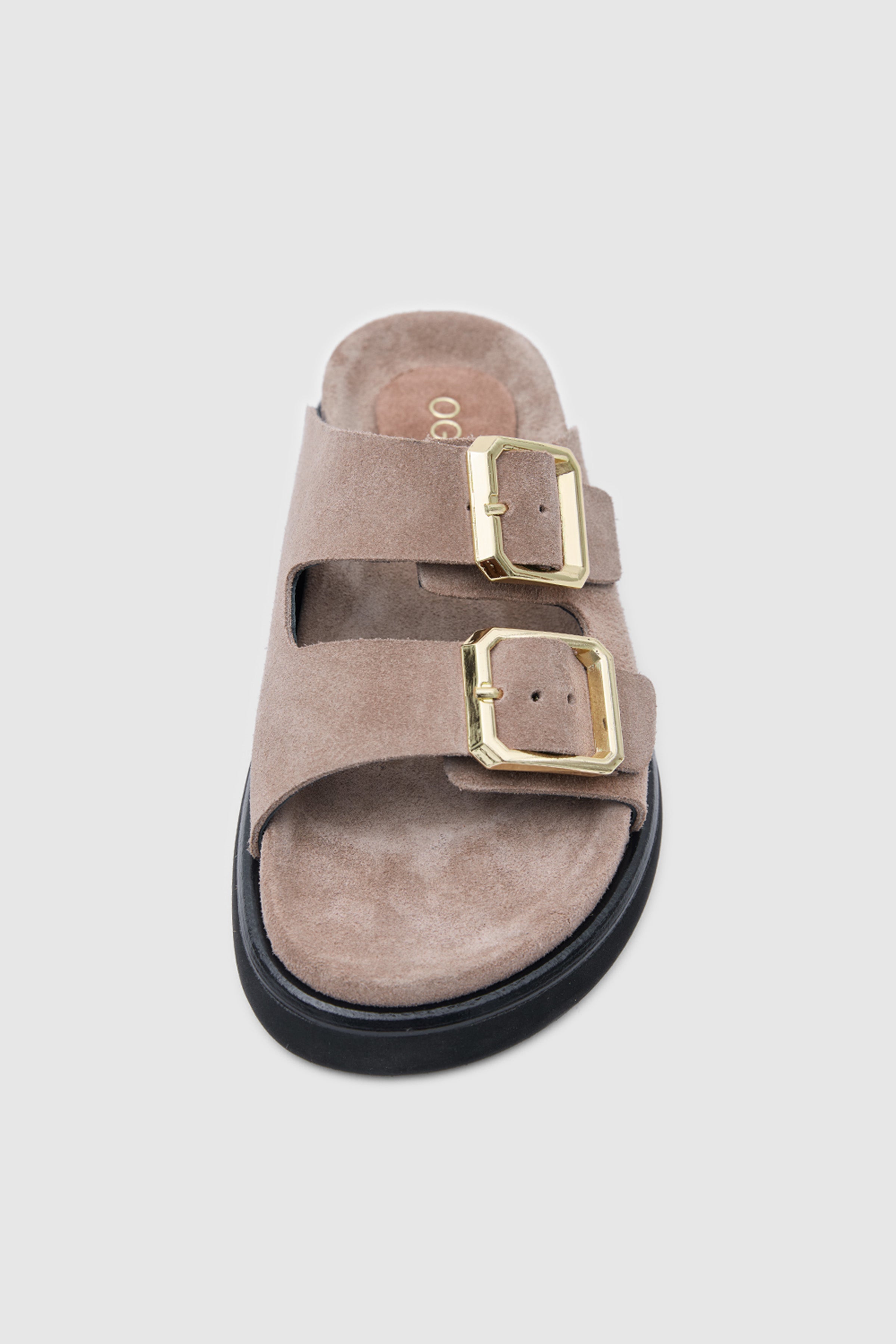 TERRA BUCKLE ÇİFT TOKALI HAKİKİ DERİ SANDALET