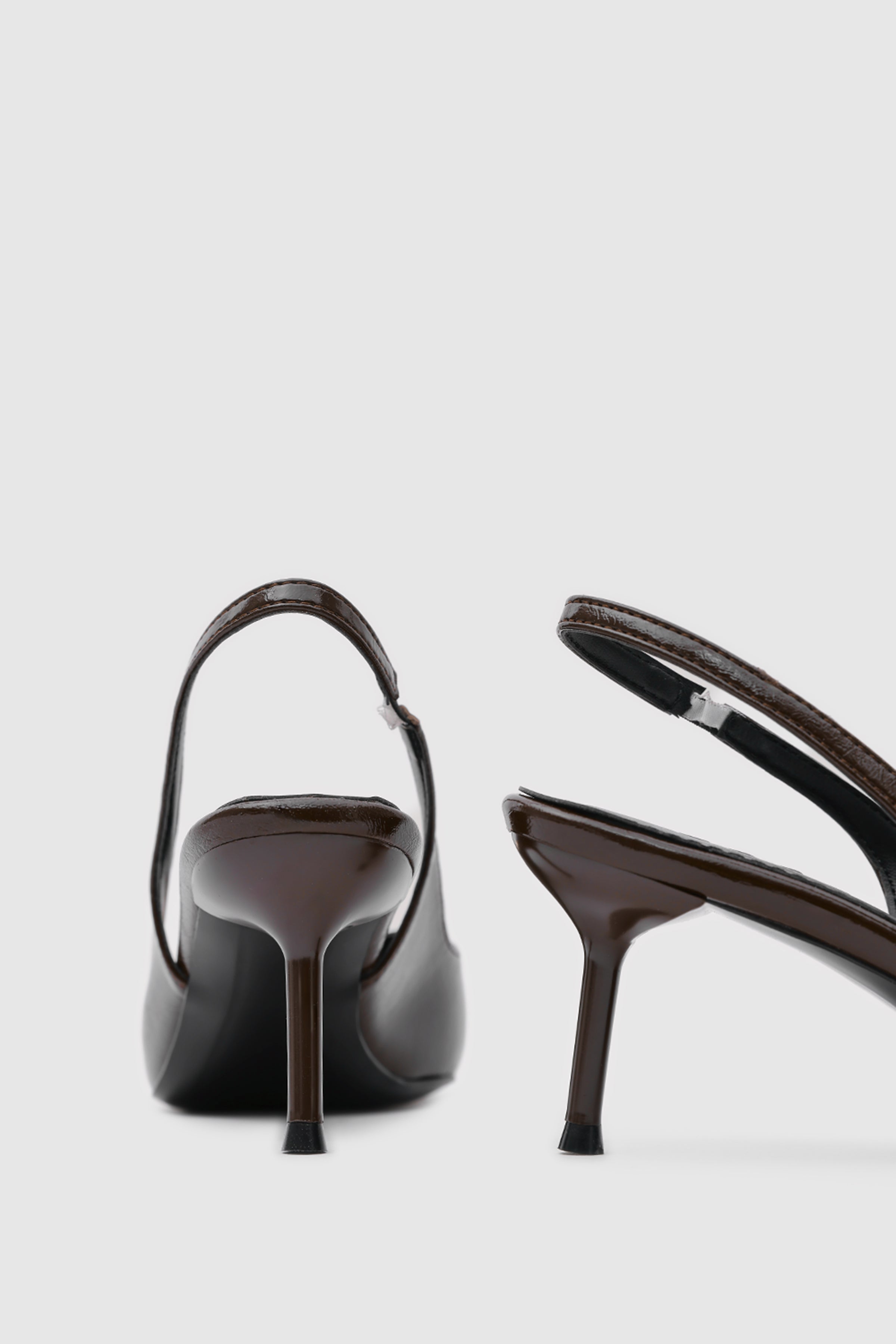 SUVEA AUREA Leather Slingback Heel