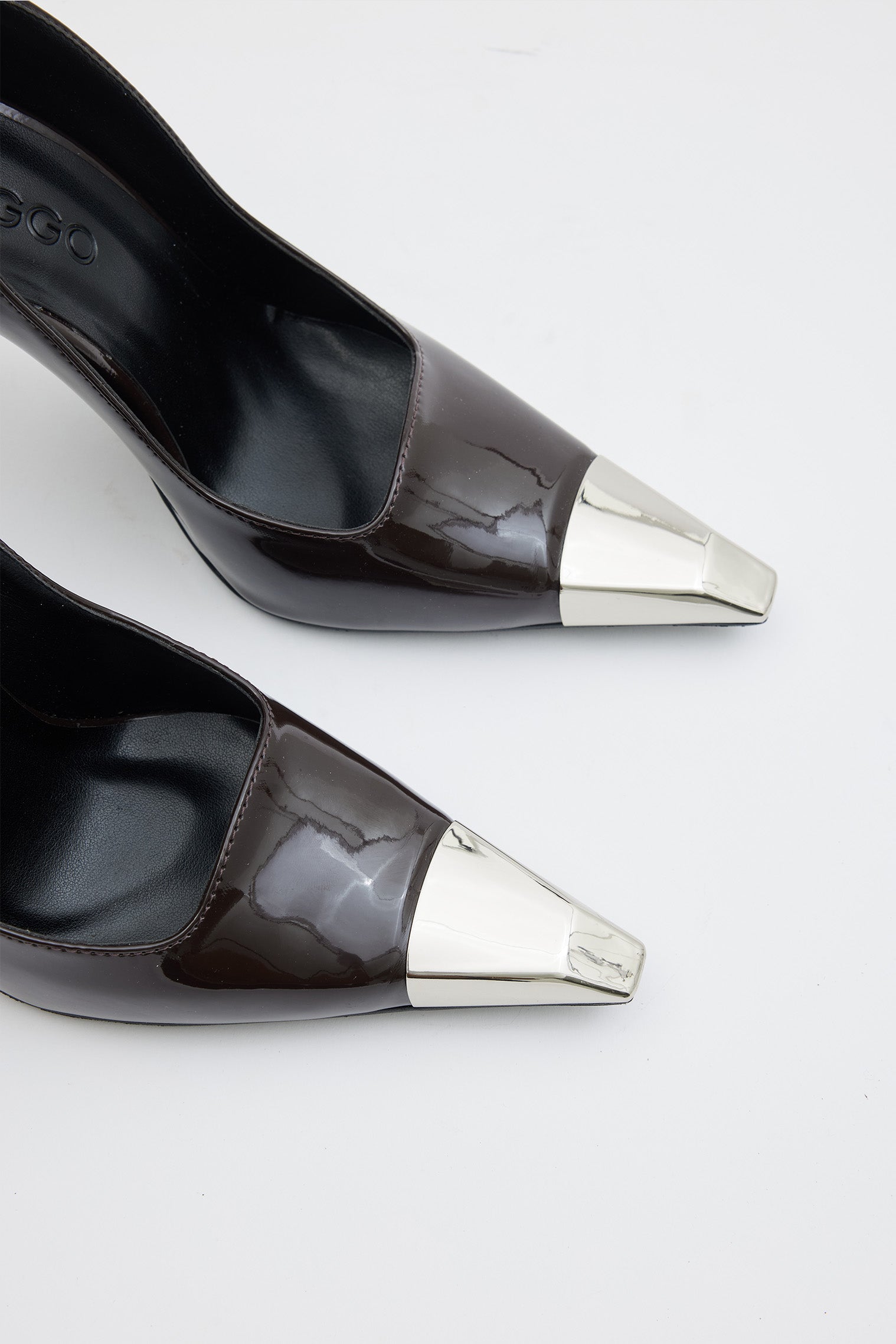 OGGO TOPUKLU RUGAN AYAKKABI - BURUN DETAYLI STİLETTO