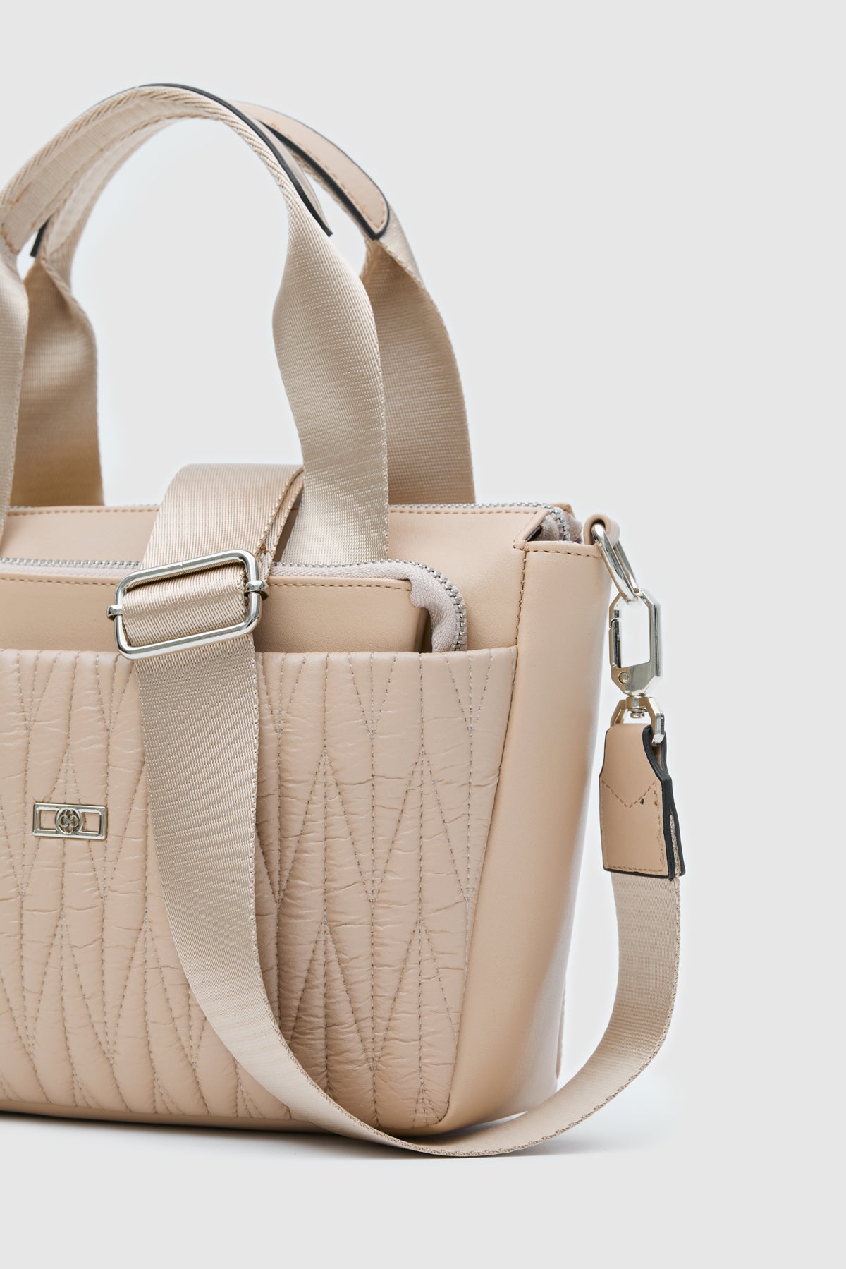 OGGO Milora Classic Nude El ve Çapraz Çanta