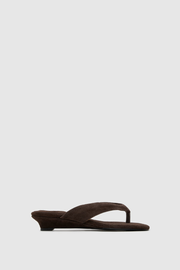 SUVEA AILA Suede Mule Mini Wedge